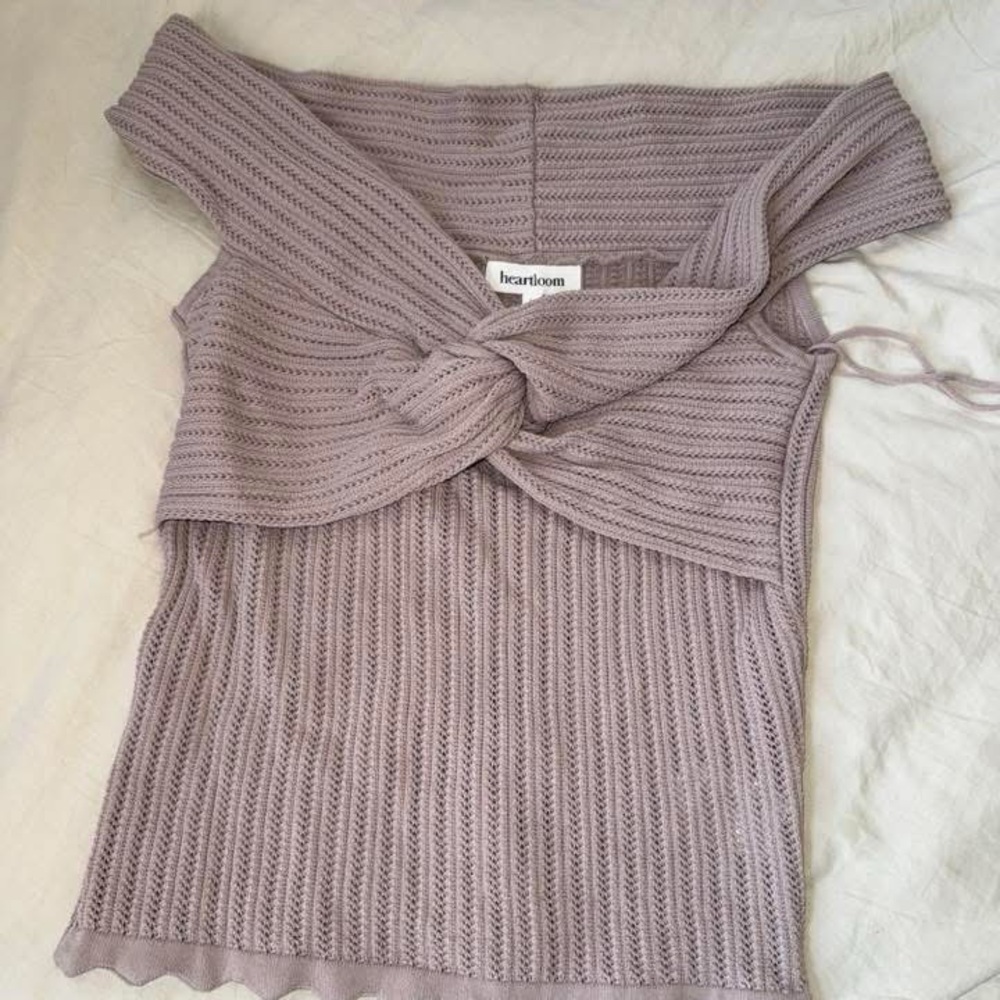 Heartloom Mauve off the shoulder top